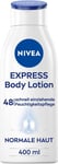 NIVEA Express Body Lotion (400 Ml), Extra Fast Absorbing Body Lotion 3 in 1 Form
