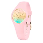 ICE-WATCH - Ice Horizon Pink Girly - Montre Rose pour Fille avec Bracelet en Silicone - 021432 (Extra Small)