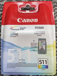 Canon CL-511 Colour Ink Cartridge brand new