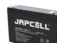 Japcell Jc6-7 6V 7Ah Agm Blybatteri