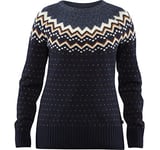 Fjallraven Womens Övik Knit Sweater Sweatshirt, Blue, S EU