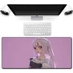 HOTPRO Anime Large Gaming Mouse Pad,Improved Precision and Speed Non-slip Rubber Base Water Resistant Stitched Edge Keyboard Mousemat,for PC Computer Laptop(800X300X3MM) Life In A Different World-1