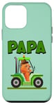 Coque pour iPhone 12 mini Agriculteur PAPA Tracteur Enfants