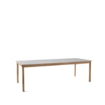 &Tradition Patch HW2 dining table Beige arizona. white oiled oak stand