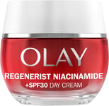 Olay Regenerist Niacinamide Day Cream Face Moisturiser SPF 30, Skincare with 99%
