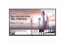 LG UH5F Digital signage flat panel 139.7 cm (55") IPS 500 cd/m² 4K Ultra HD Black Built-in processor Web OS 24/7