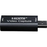Kurphy 1080P HD HDMI Video Capture Card USB 2.0 for Game/Video Live Streaming 1080P HD video recorder game