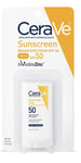CeraVe Sunscreen Stick, SPF 50, Invisible Zinc, Hyaluronic Acid, 0.47oz Travel