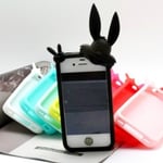 Apple Bugs Bunny (svart) Iphone 4/4s Silikonskal