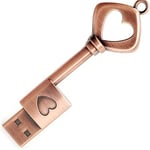 1st USB-minne, nyckelform, ny och praktisk, 16GB