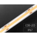LED-remsa 24V DC 10W COB 4000K RA90, 5M, IP67