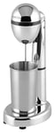 Klarstein Van Damme drink shaker milkshake machine frappe mixer/ blender for protein shakes, cocktails, milkshakes and frappe (450 ml, 100 W, 22.000 rpm, stainless steel) silver