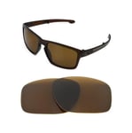 NEW POLARIZED BRONZE REPLACEMENT LENS FOR OAKLEY SLIVER SUNGLASSES