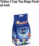 TETLEY Original 440 Tea Bags one cup best selling UK tea fast dispatch