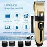 Professional Mens Hair Clippers Trimmers Machine Cordless Beard Electric Shaver