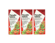 3 x Floradix Tablets Herbal Supplement Iron 84 tablets