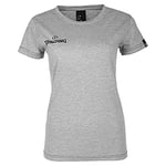 Spalding Women 4her Team II T-Shirt Ladies T-Shirt - Grey Melange, XL