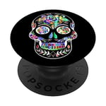 Dia De Los Muertos Pop Socket for Phone PopSockets Skull PopSockets Swappable PopGrip