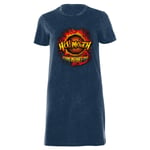 Buffy The Vampire Slayer Hellmouth Tour Women's T-Shirt Dress - Navy Acid Wash - XXL - Navy Acid Wash
