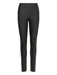 Vicommit New Coated Rwsk Legging-Noos Bottoms Trousers Leather Leggings-Byxor Black Vila