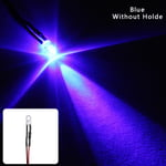 1/20/50 Pcs Emitting Diode 5mm Led Light Pre-wired Blue 20pcs Without Holder