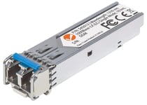 Intellinet Transceiver Module Optical, Gigabit Fiber SFP, 1000Base-Lx (LC) Single-Mode Port, 10 km, MSA-kompatibel, Motsvarar Cisco GLC-LH-SM, Fiber,