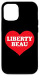 Coque pour iPhone 12/12 Pro J'aime Liberty Beau, j'aime Liberty Beau Custom