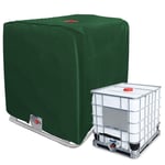 Bâche de réservoir d'eau IBC 1000L, Bâche Cuve Couvercle de réservoir IBC Robuste Imperméable Anti-poussière Anti-UV, Tissu Oxford Durable