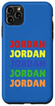 iPhone 11 Pro Max Jordan colorful name stack | pride in your name Case