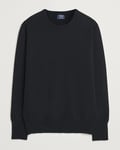 William Lockie Rob Lambswool Crewneck Black