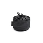 Brabantia - Peg Bag - Laundry Rack Accessory - Holds Up to 75 Pegs - with Closing Cord - Attach to Drying Rack, Drying Line or Trousers - Storage Hamper - Matt Black - 16 x 16 x 16 cm