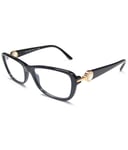 Bvlgari 4075-H 501 Full Rim Black & Pearl Eyeglasses Frames Women's Rx 52-16-135
