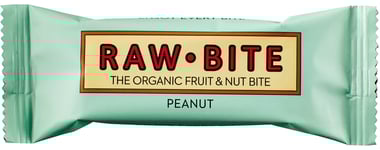 RawBite Protein Jordnöt frukt- & nötbar 45 g