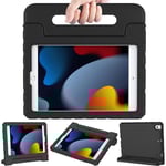 Apple iPad 10.2 8th Gen (2020) Stöttåligt skal/fodral - Perfekt för barn, Svart