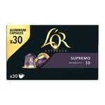 Pack de 30 capsules café L'Or Espresso Supremo 4080118 156 g Noir et Violet