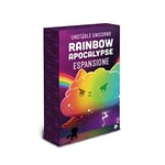 Asmodee, Unstable Unicorns : Rainbow Apocalypse, Expansion Jeu de Table, Edition en Italien
