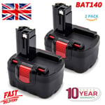 2X For Bosch BAT140 14.4 Volt 4.8Ah Battery BAT038 BAT040 PSR1440 2607335533 14V