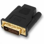 DVI til HDMI-adapter Aisens A118-0091 Sort