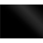 Non-Branded SBK 90 90 cm Coloured Glass Splashback - Black Glass