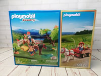 PLAYMOBIL Country Set 5457, retired set, toys, horses farmers, 93 pc