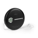 CD Player Discman Walkman Mini Audio Bass USB Headphone MP3 Portable LCD Black