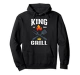 King Of The Grill Funny BBQ Smoker Chef Cooking Grilling Pullover Hoodie