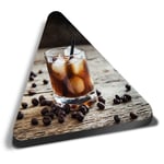 Triangle MDF Magnets - Black Russian Cocktail Vodka Coffee #21241