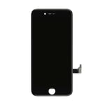 Musta, täydellinen iPhone 8 Plus LCD-näyttö elinikäisellä takuulla