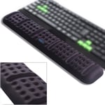 BRILA Upgraded Keyboard Wrist Rest Ergonomic Hand Support Pad, Comfy Soft Memory Foam Gel Padded Non-Slip Large Wrist Cushion for Office Gaming Keyboard