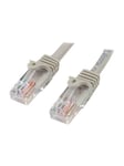 2m Gray Cat5e / Cat 5 Snagless Patch Cable - patch cable - 2 m - grey