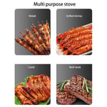 (19.5x18cm / 7.7x7.1in)Barbecue Grill Pan Multipurpose Portable Tabletop