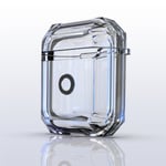 Double Color Case Tpu Shell Transparent Cover Black For Airpods 2nd