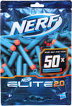Nerf Elite 2.0 50-Dart Refill Pack - Includes 50 Official Nerf Elite 2.0 Darts, 