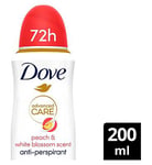 Dove Advanced Care Go Fresh Antiperspirant Deodorant Peach & White Blossom 200ml